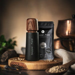 Gray design Scandinavian Grinder (17cm) + black 50g