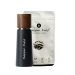 Dark gray Grinder .pepper..field original + black Kampot pepper (20 g)