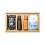 Coffret cadeau carton coffret – moulins scandinaves avec poivre de Kampot (50 g) et sel marin (120 g)