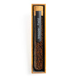 Large test tube with red Kampot pepper in a gift box