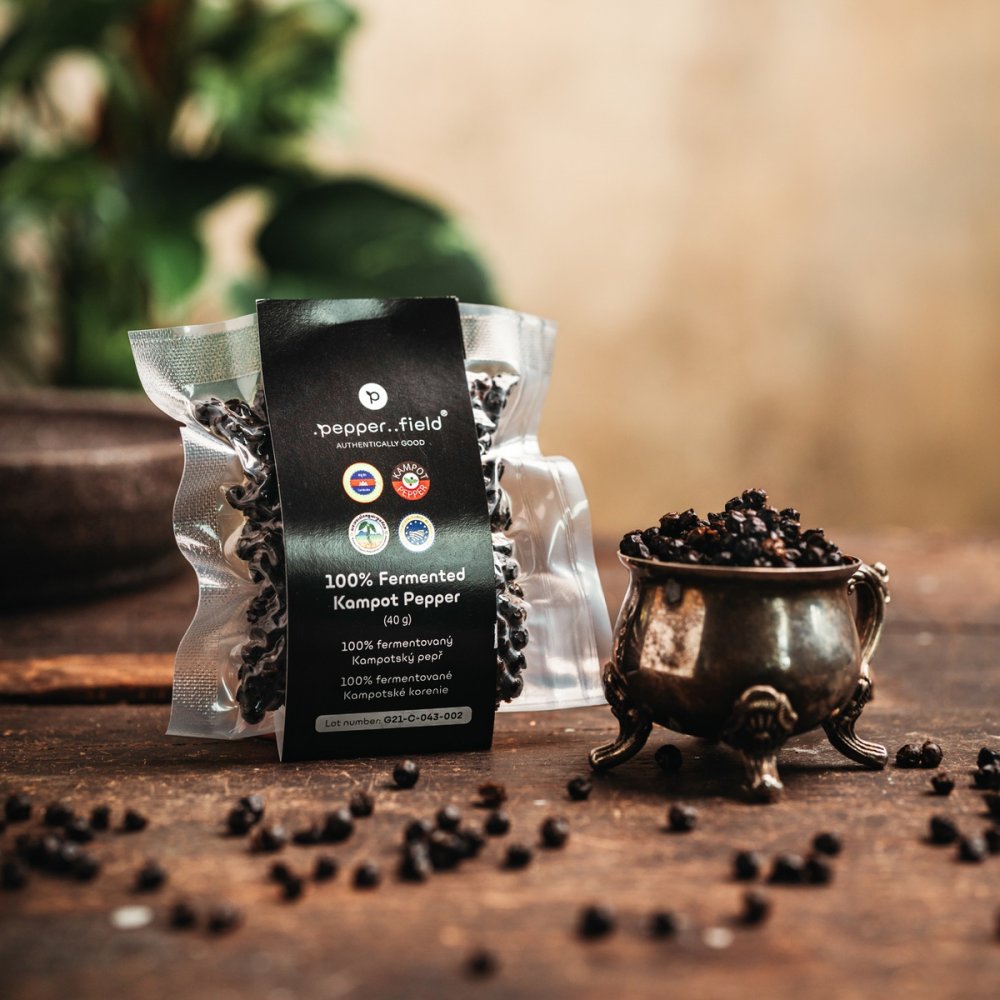 Fermented salted Kampot  pepper 40 g