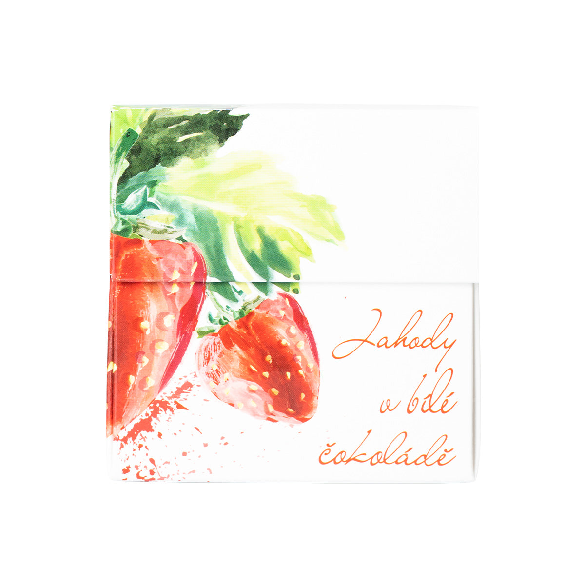 Freeze-dried strawberries in white chocolate 110 g