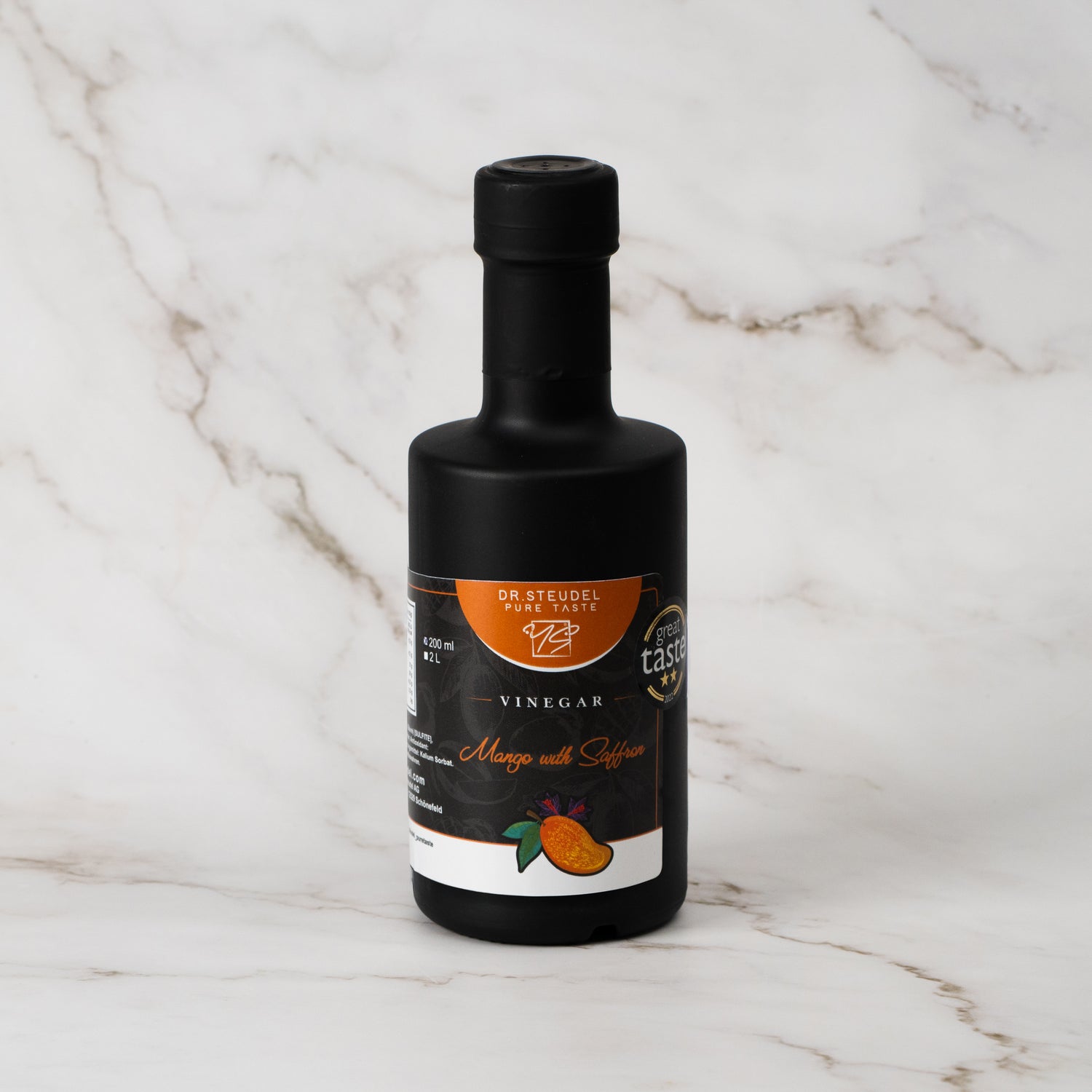 Mango vinegar with saffron 