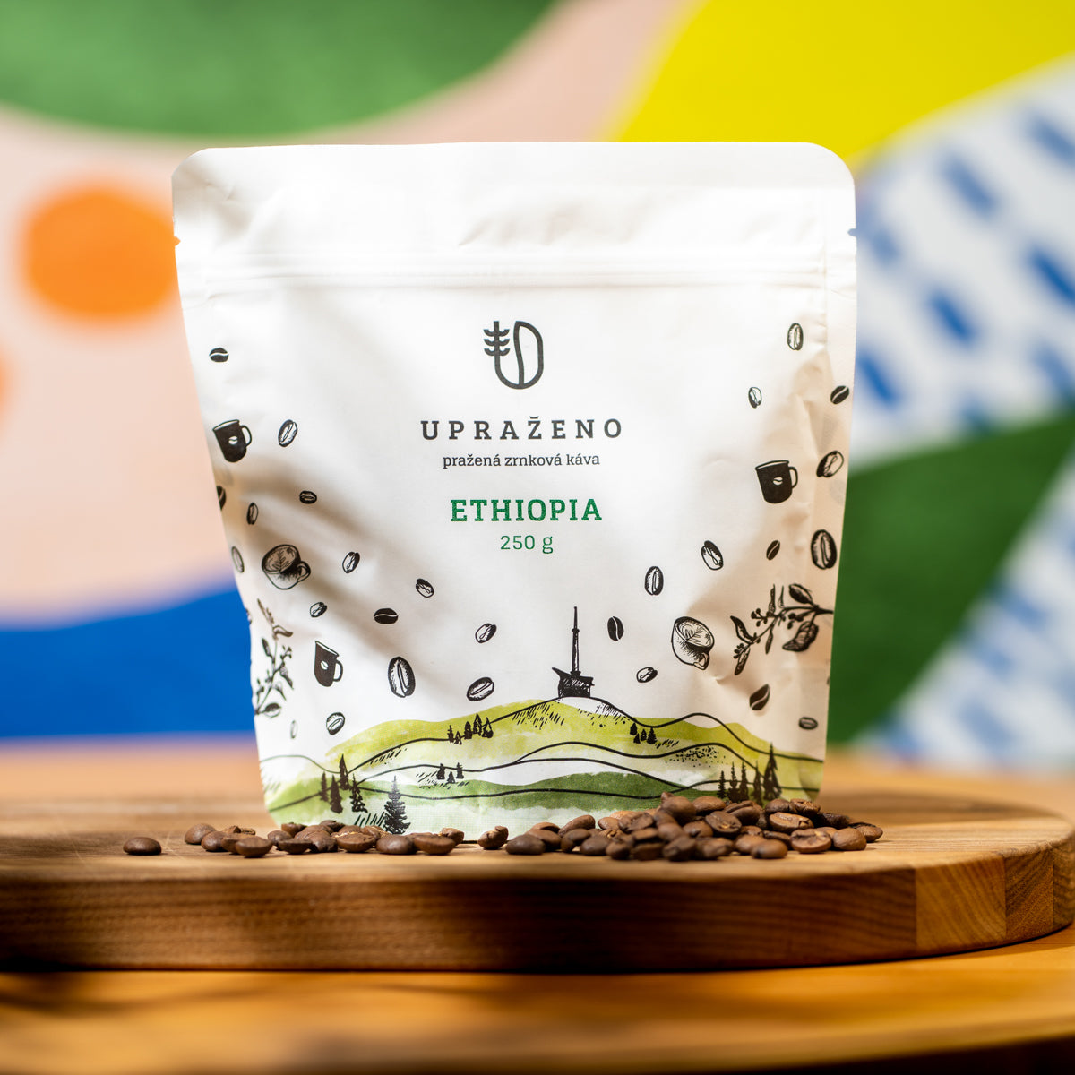 Zrnková káva Etiopia, 250g